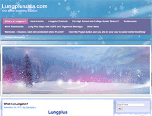 Tablet Screenshot of lungplususa.com